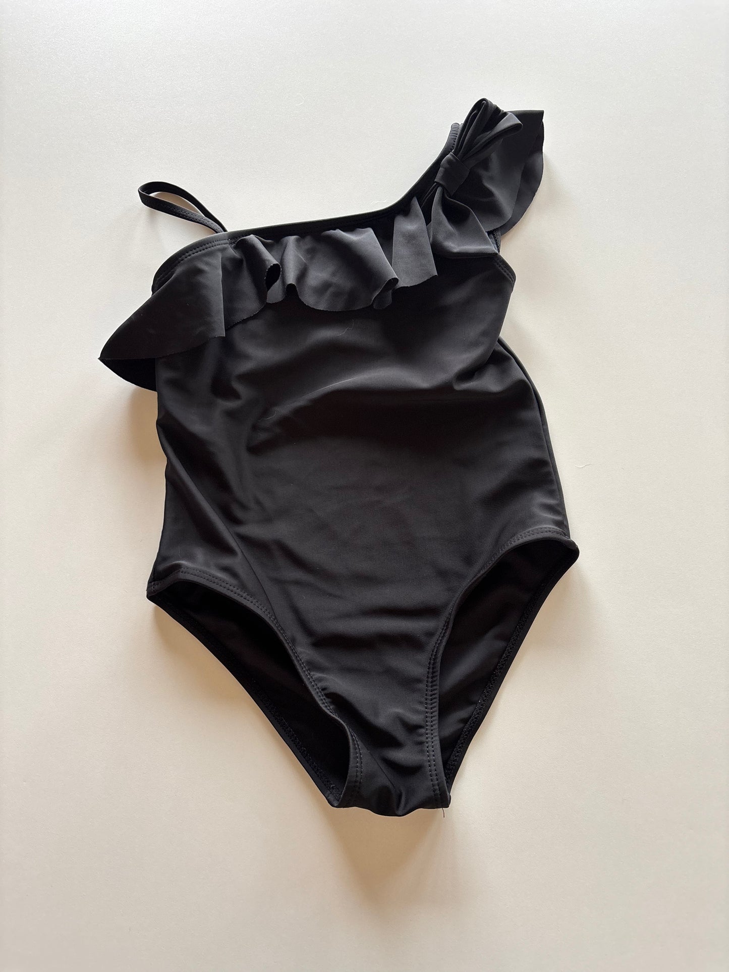 Black Asymmetrical Swim Suit