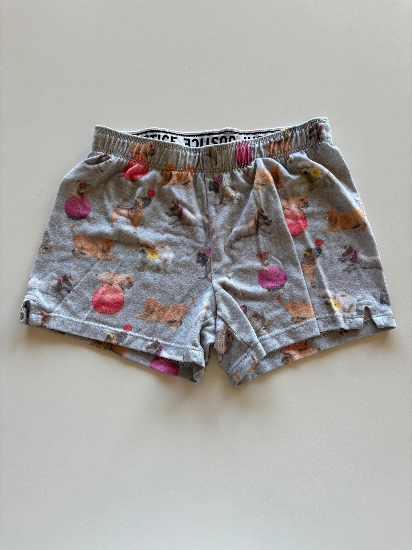 Grey Puppy Sleep Shorts
