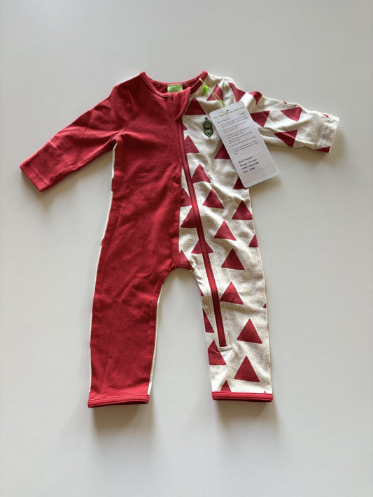 BNWT Red Triangle Playsuit