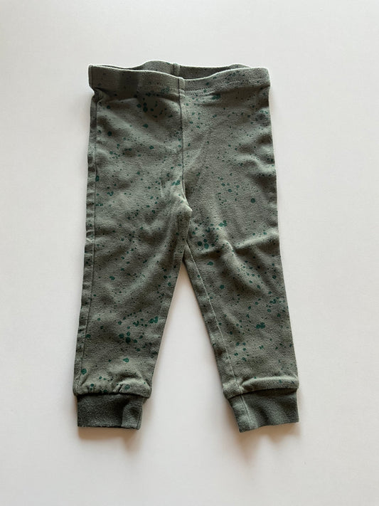 Green Speckled Pants