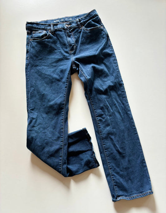 Dark Wash Straight Denim