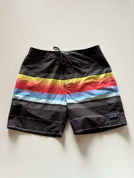 Black & Colourblock Board Shorts