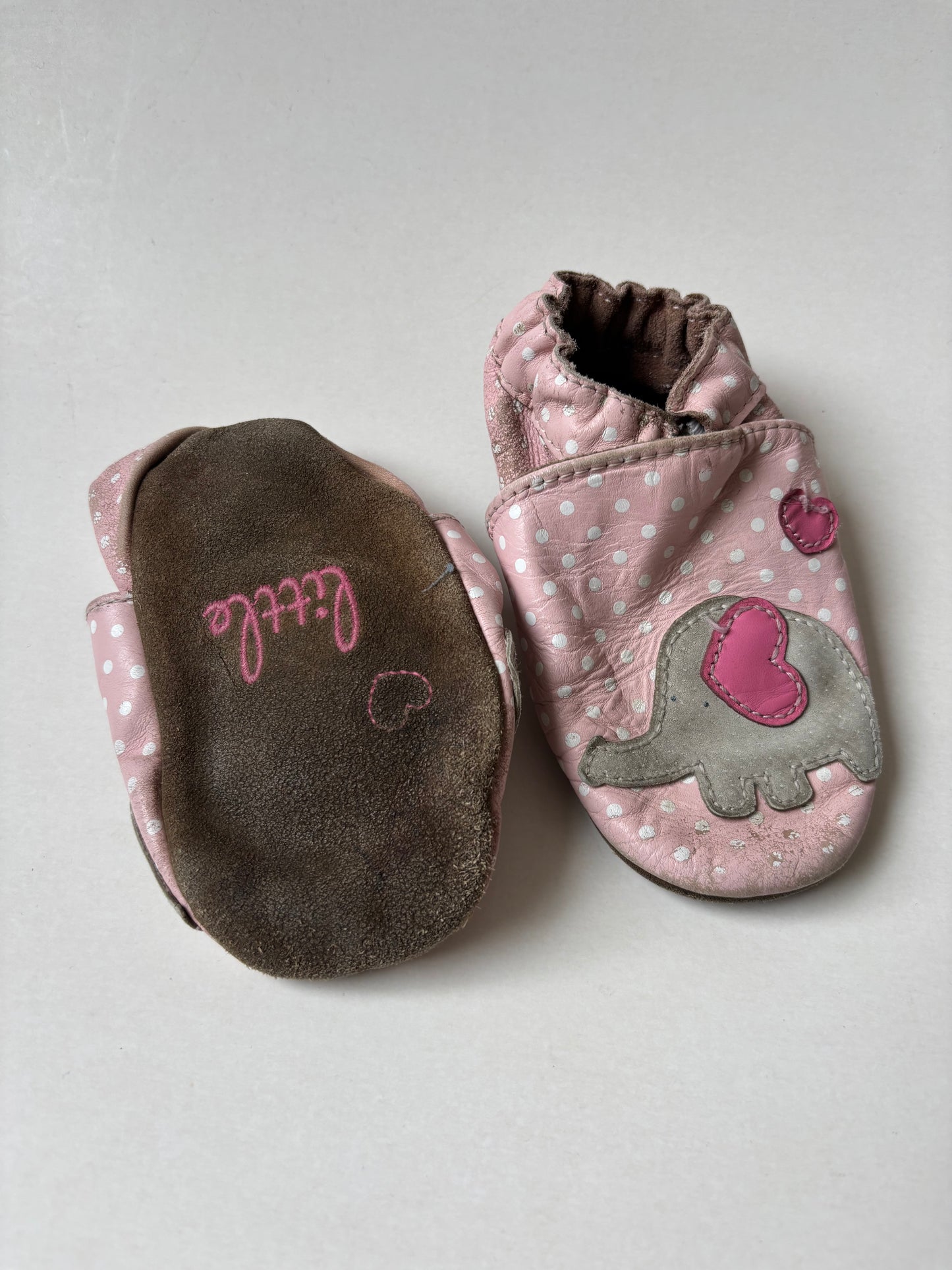 Pink Elephant Robeez Shoes
