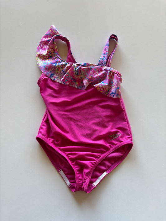 Pink Asymmetrical Bathing Suit