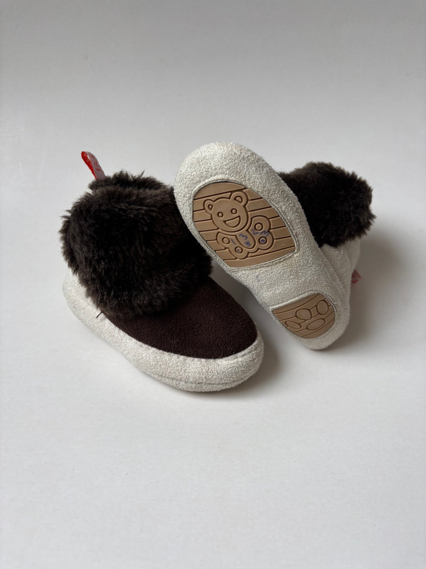 Brown & Cream Booties