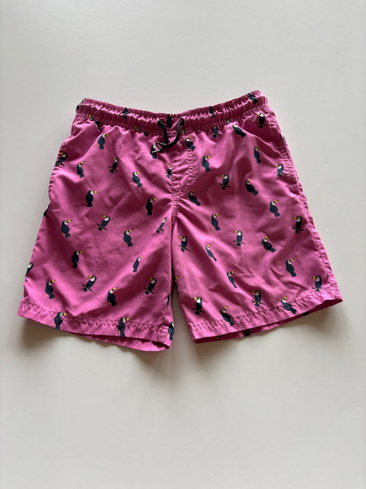 Pink Toucan Swim Shorts