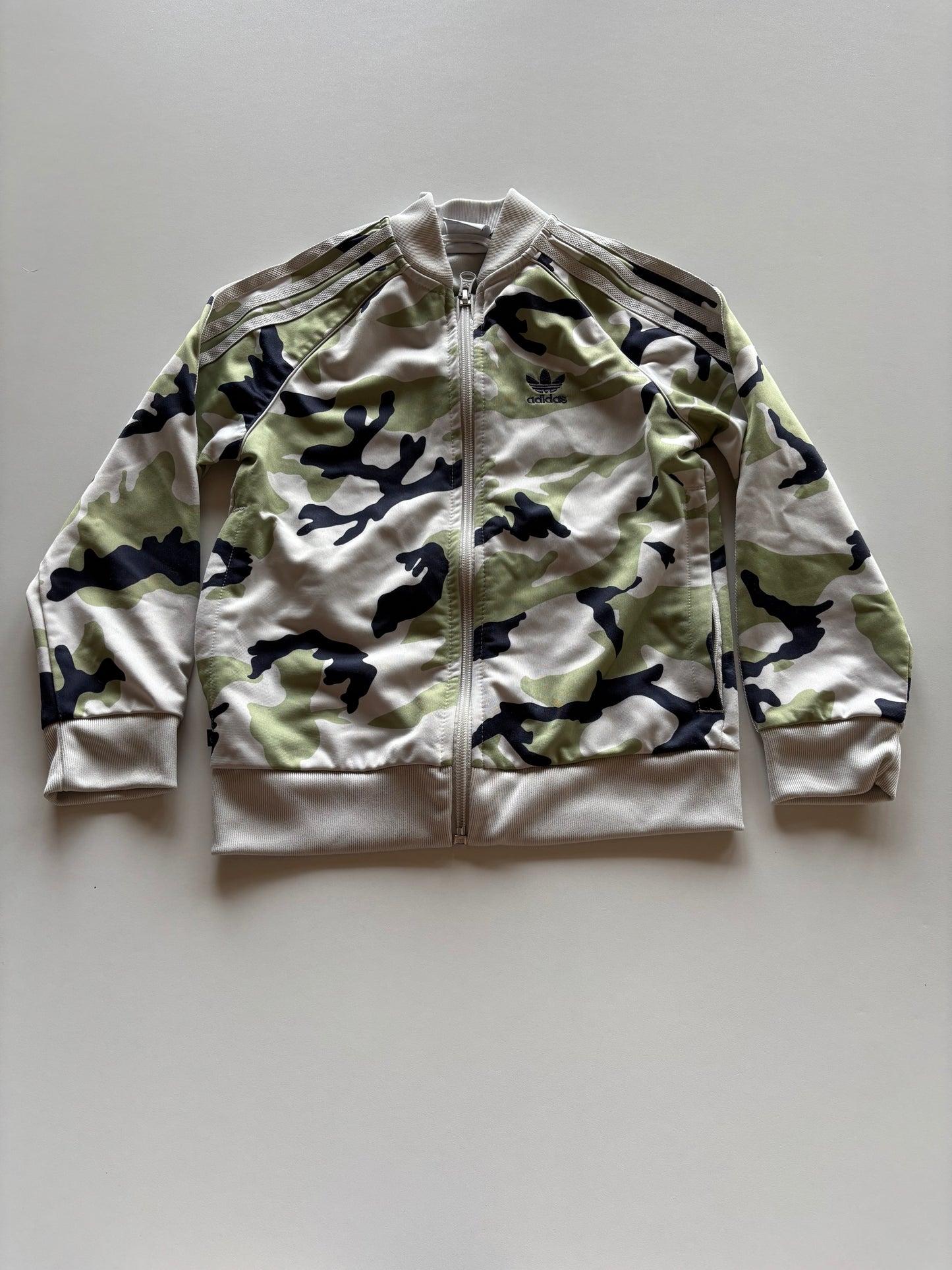 Camo Zip Up Sweater