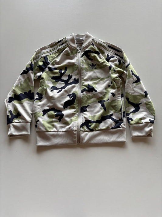 Camo Zip Up Sweater