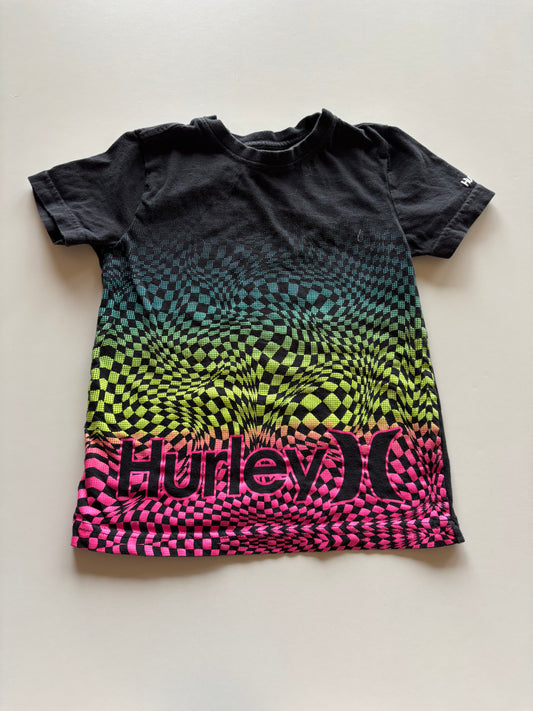 Black and Neon Hurley Tee