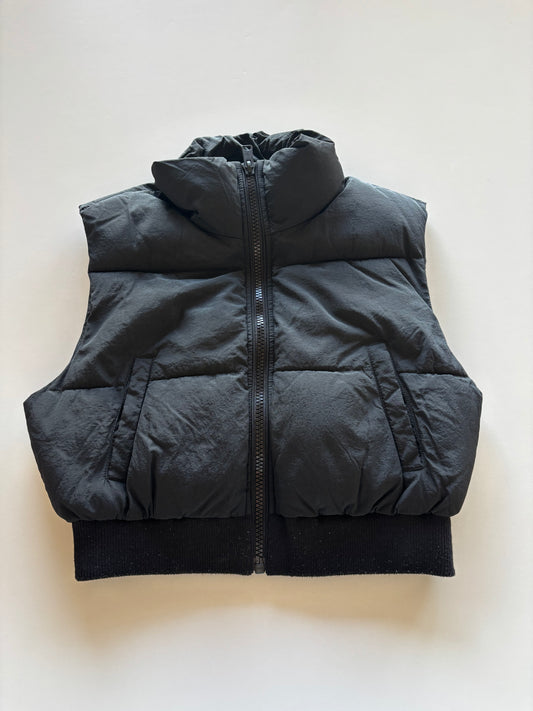 Black Mini Puff Vest