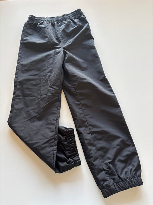 Black Mesh Lined Rain Pants