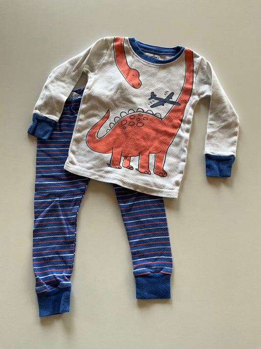 2pc Dinosaur & Airplane Pajamas