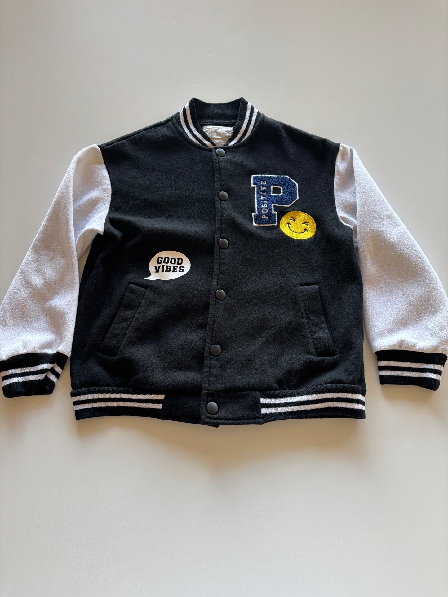 Good Vibes Letterman Jacket