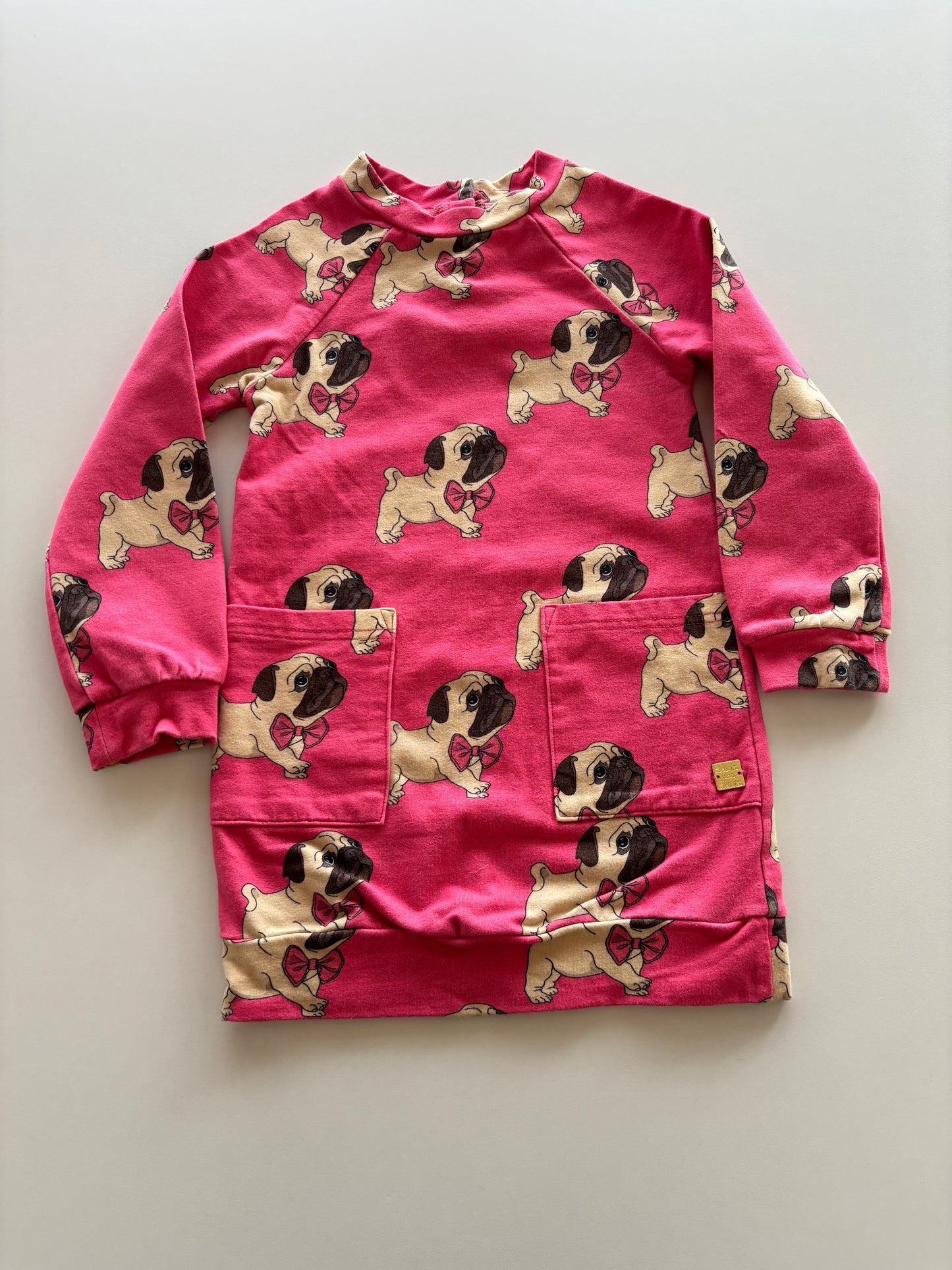 Pink Pug Dress