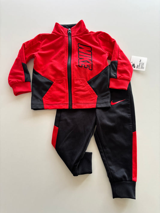 2pc Red Nike Leisure Suit