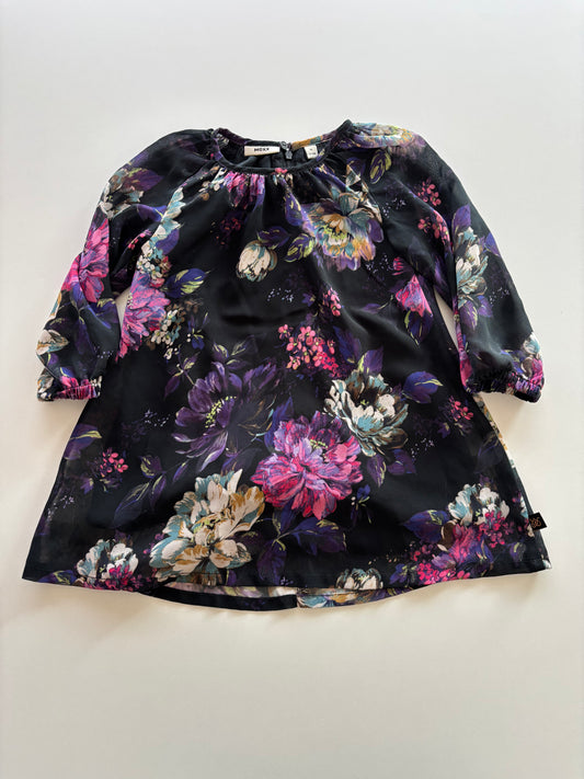 Jewel Tone Floral Dress