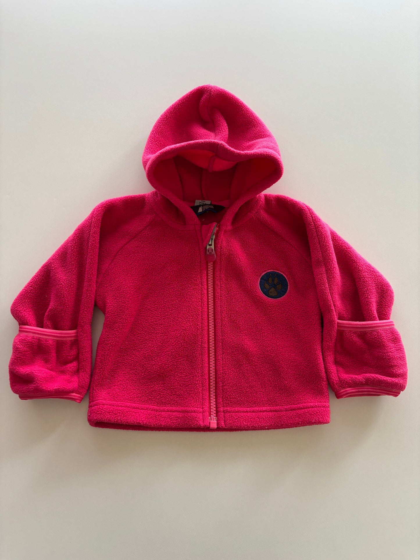 Pink Fleece Zip Up Hoodie