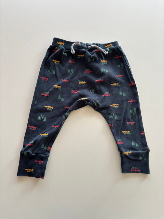 Navy Car & Tree Pants