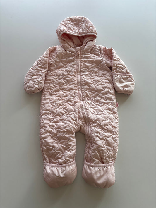 Light Pink Embroidered Stars Outdoor Suit