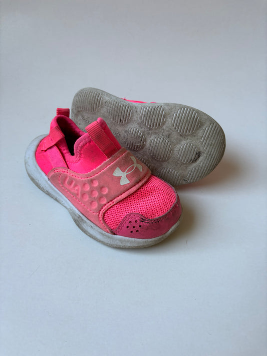 Neon Pink UA Sneakers
