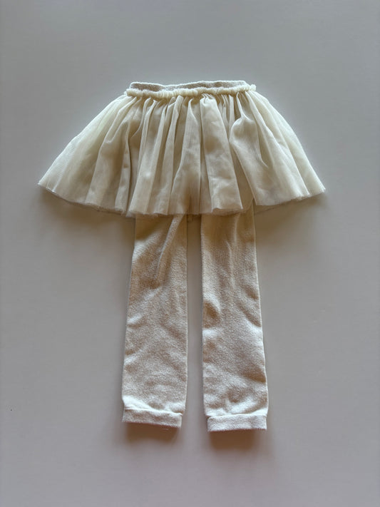 Ivory Tutu Leggings