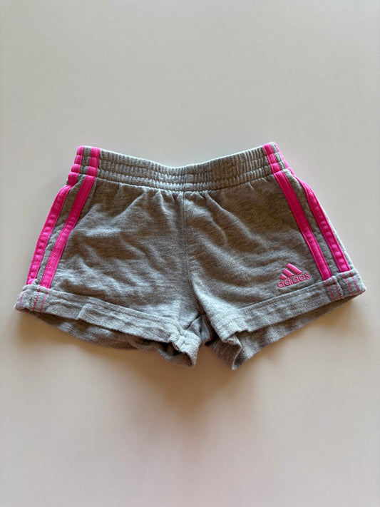 Grey & Pink Adidas Shorts