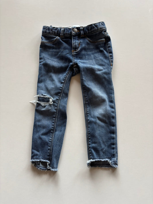Reinforced Distressed Denim