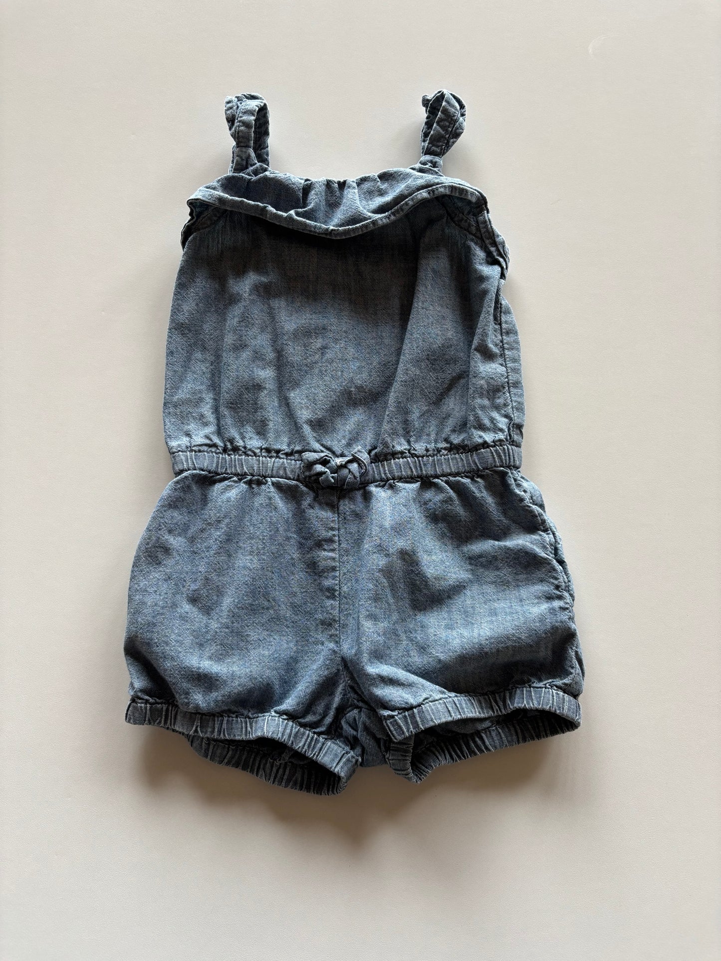 Chambray Romper