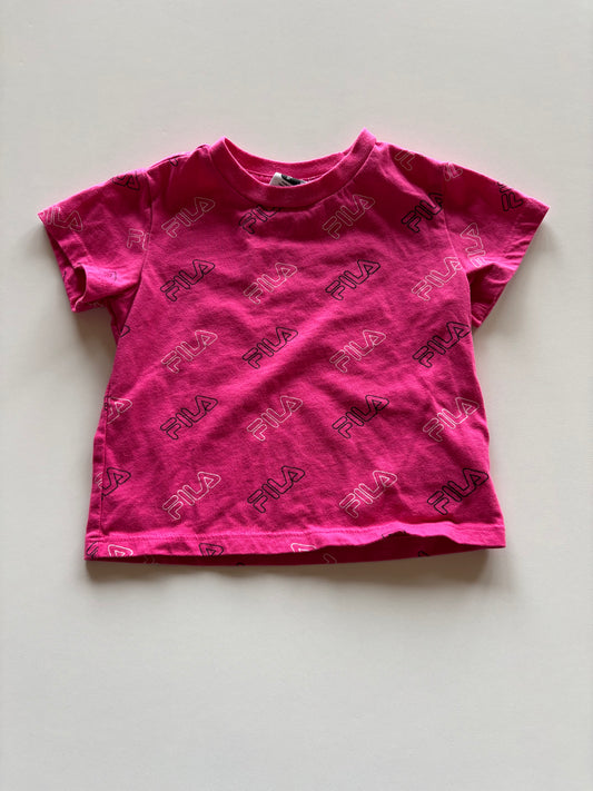 Pink Fila Tee