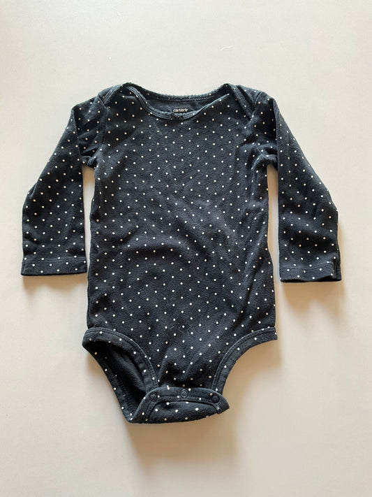 Black Polka Dot Onesie