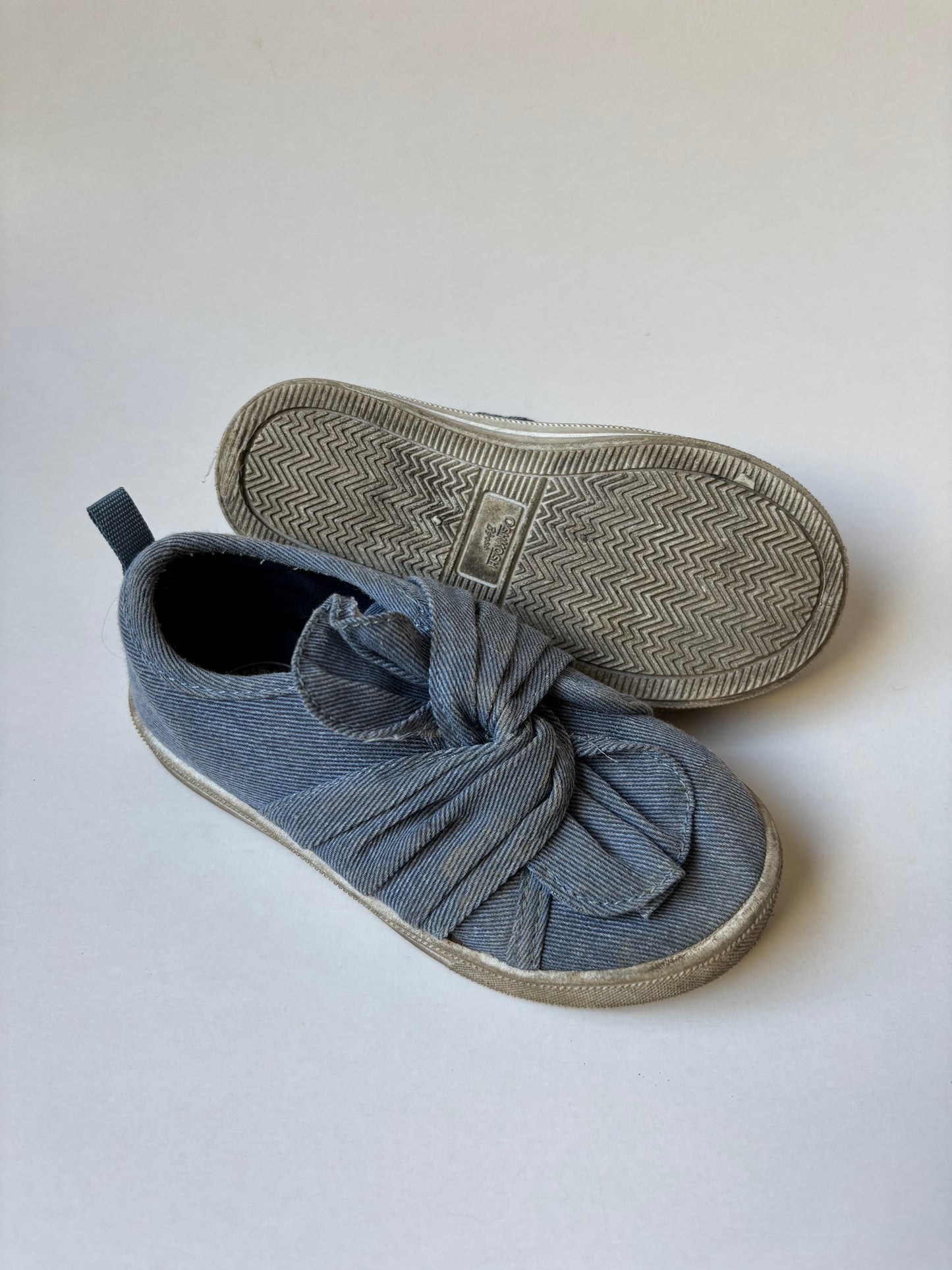 Blue Denim Swirl Sneakers
