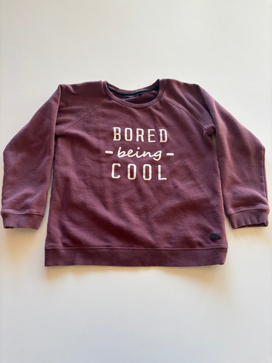 Burgundy Bored Being Cool Sweater