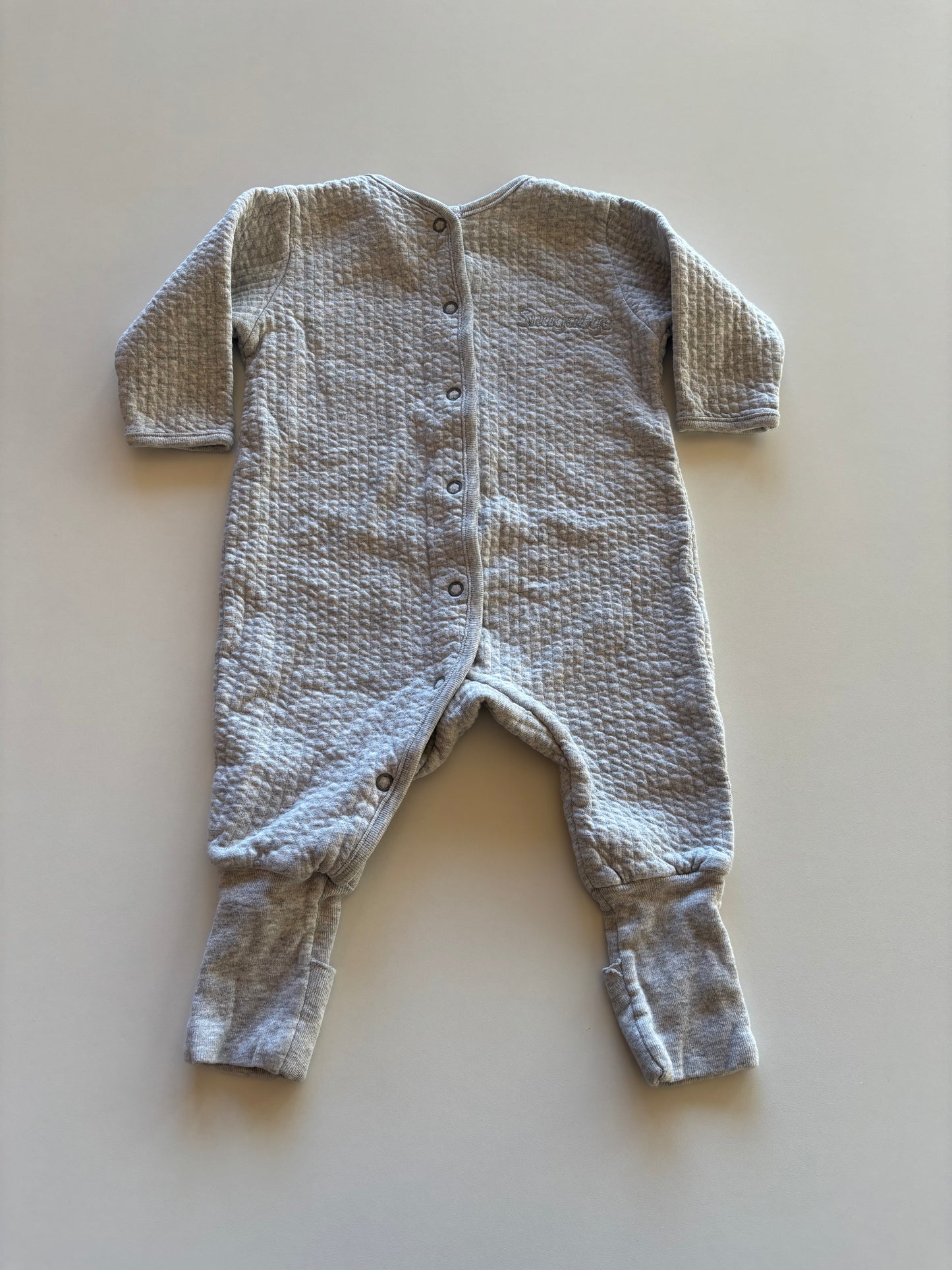 Grey Textured Footless Sleeper