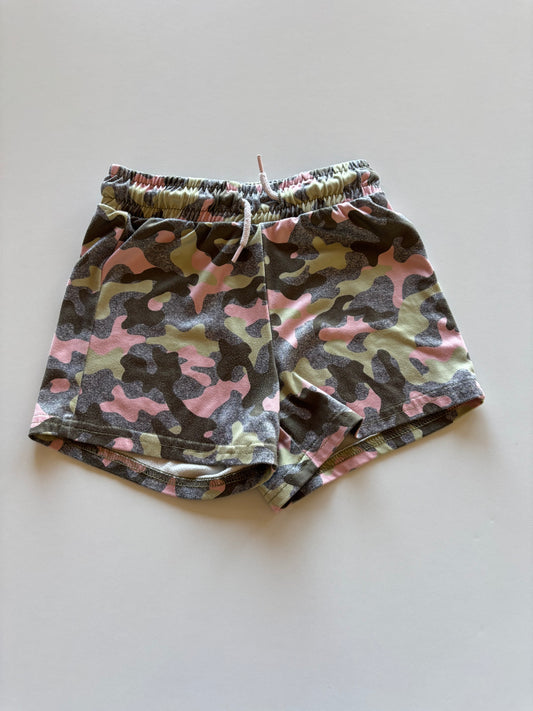 Green & Pink Camo Shorts