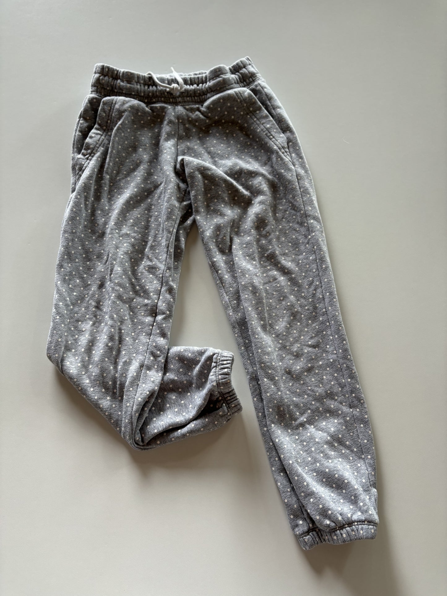 Grey Polka Dot Joggers