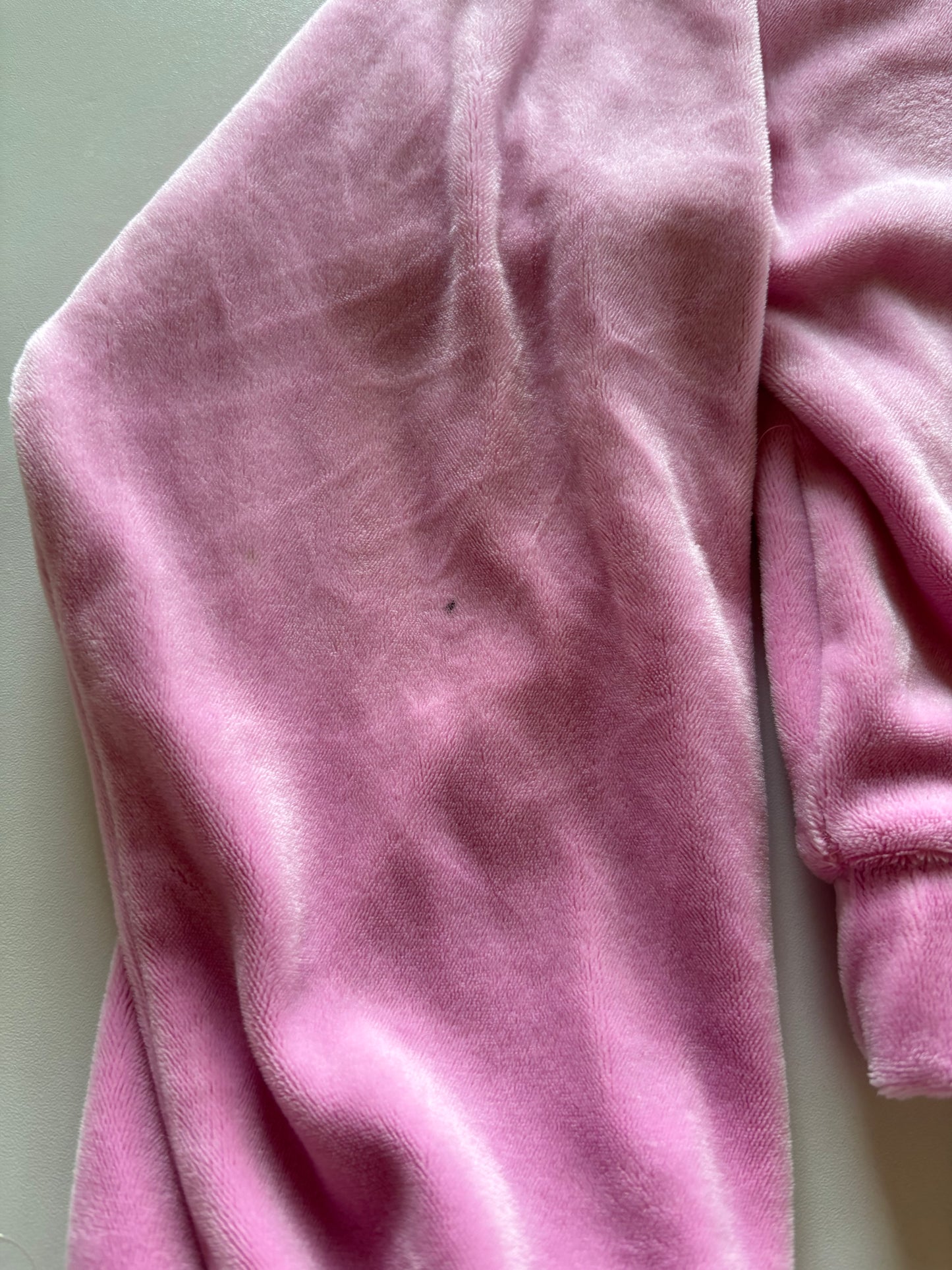 Pink Plush Cropped Hoodie