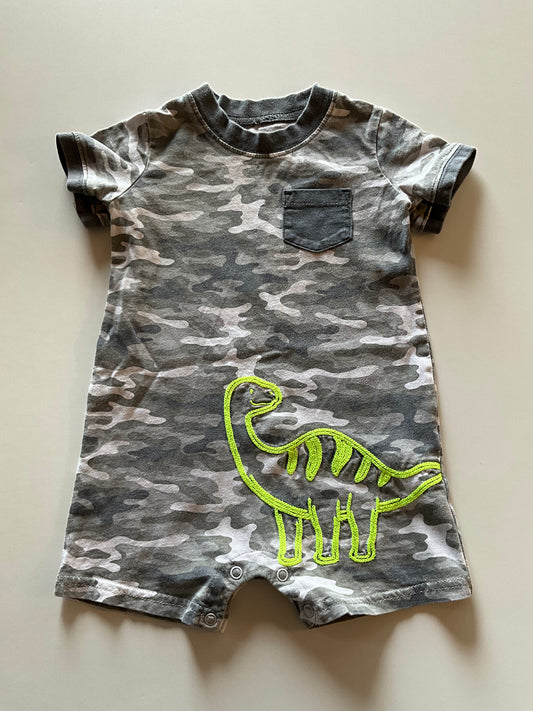 Camo Dino Romper