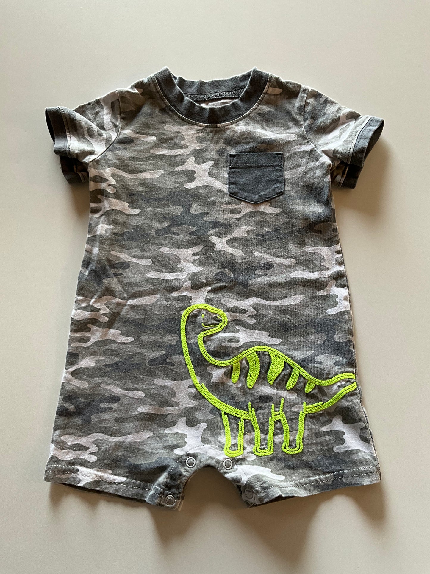 Camo Dino Romper
