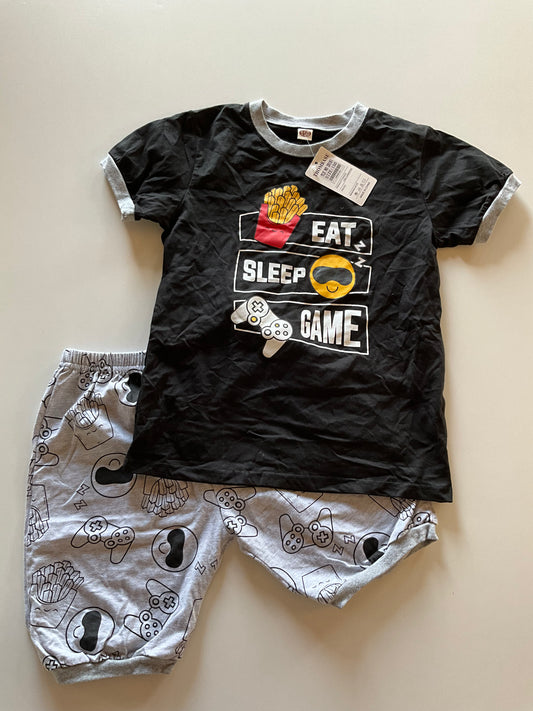BNWT 2pc Eat Sleep Game Pajamas