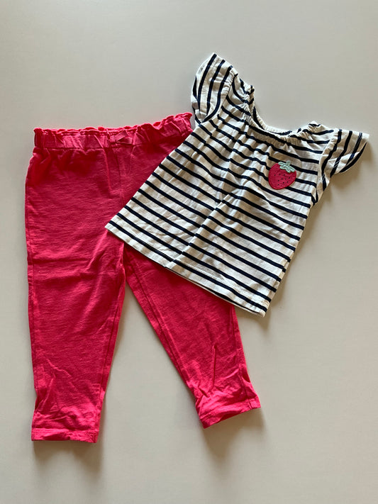 2pc Strawberry Outfit