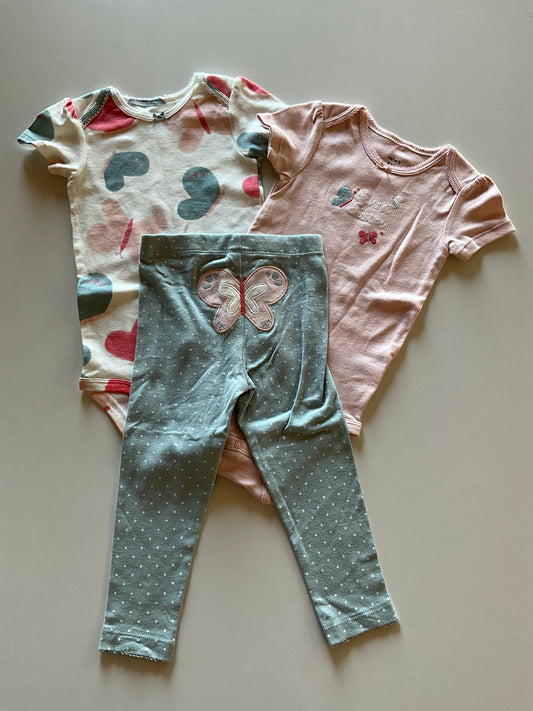 3pc Butterfly Set