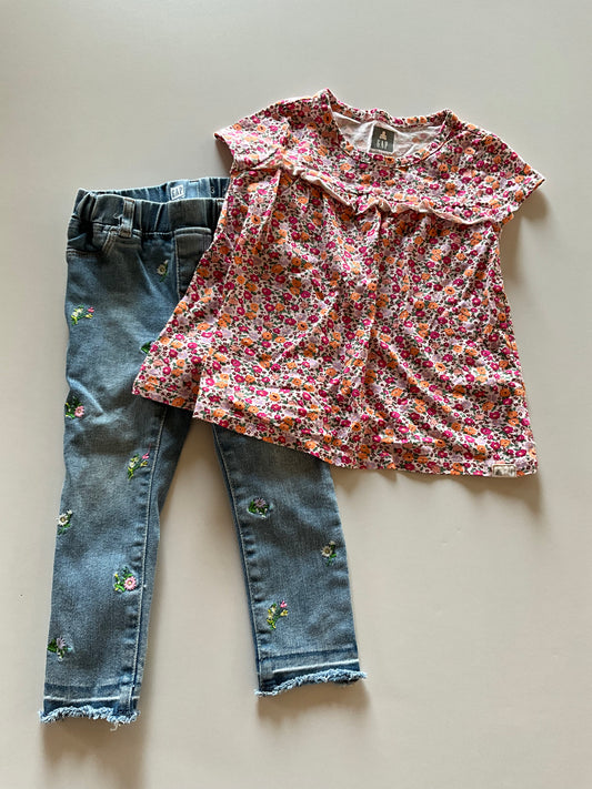 2pc Floral Outfit