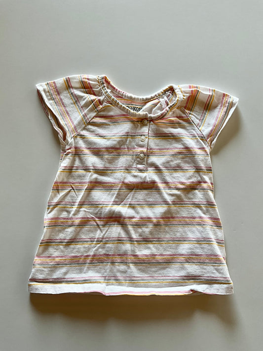 Striped Capped Tee
