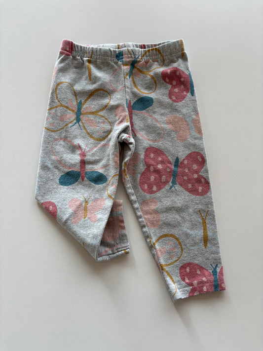 Grey Butterfly Leggings