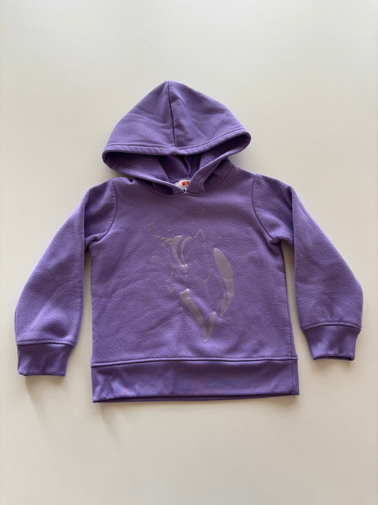 Purple & Silver Unicorn Hoodie