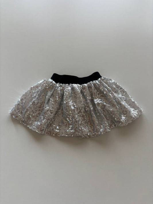 Sparkly Silver Skirt