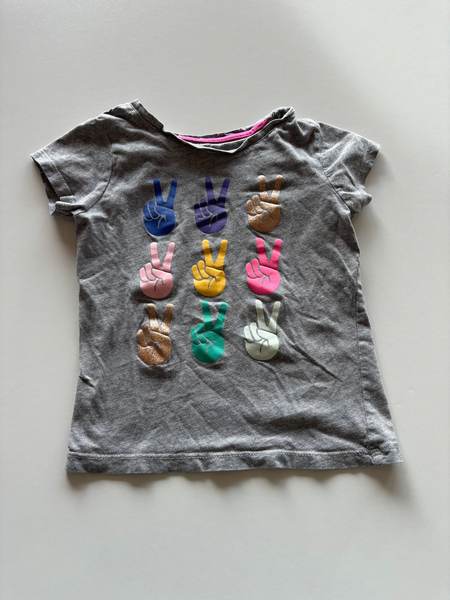 Grey Peace Tee