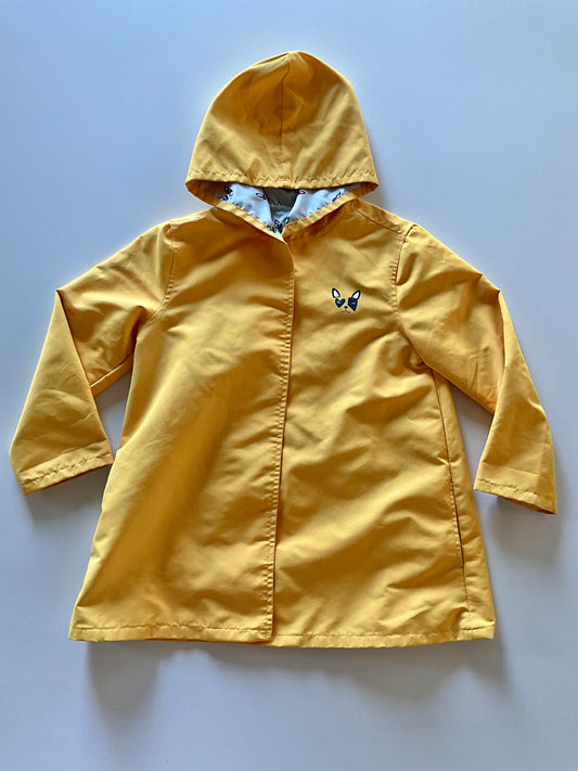 Yellow Frenchie Rain Coat