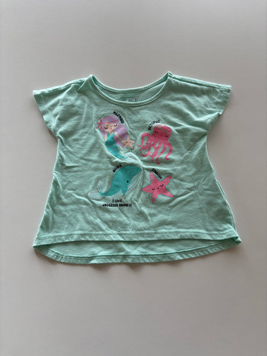 Mint Ocean Creatures Tee