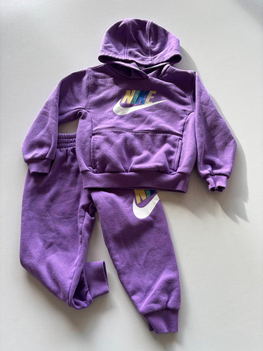 2pc Purple Nike Sweat Suit